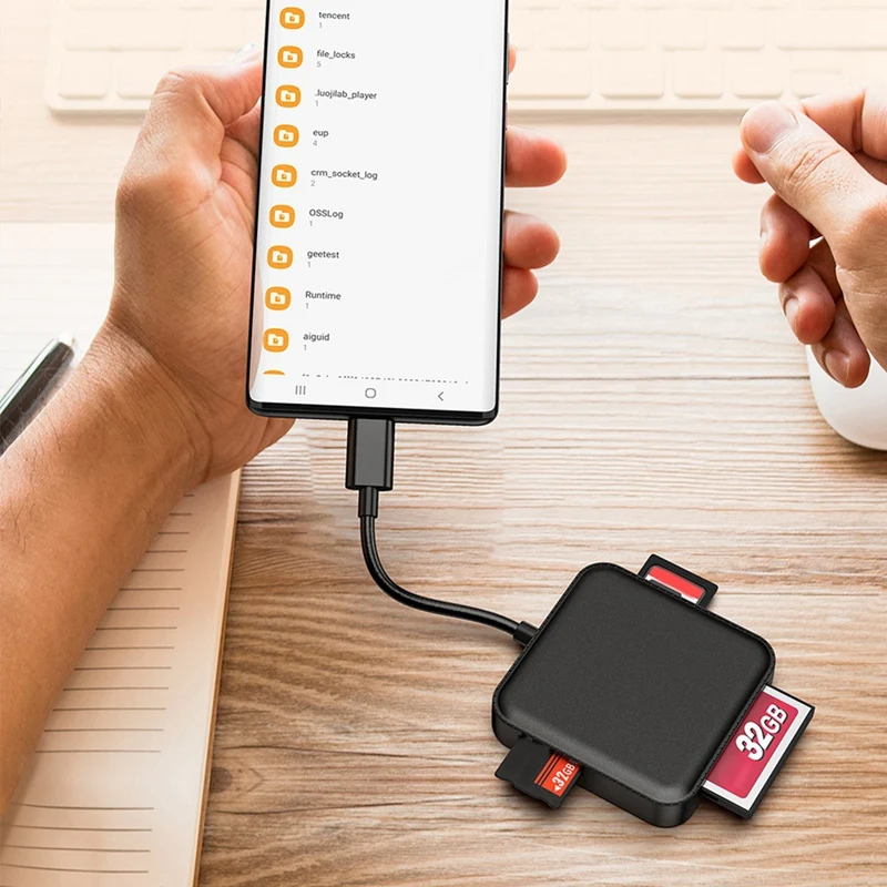 Устройство чтения SD-карт USB 3 0 4 в 1 устройство MS.CF.TF.SD-карт адаптер для компьютера