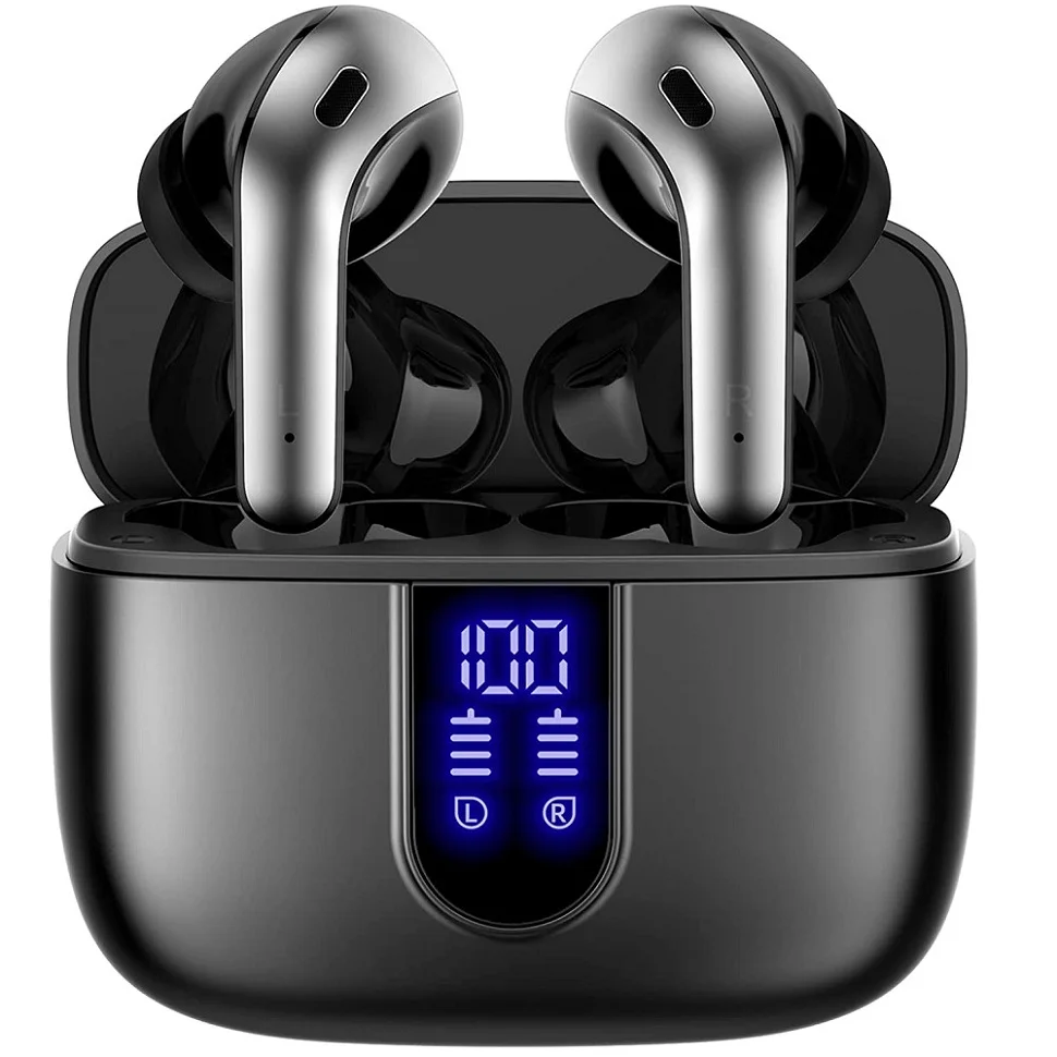 

TWS Bluetooth Earphone Led Display Wireless Headphone TWS With Microphone Stereo Earbuds Waterproof Noise Cancelling Headsets