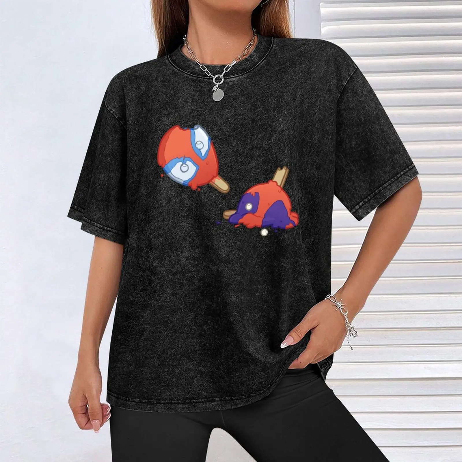 SpideyPool ледяная футболка винтажная одежда корейская мода дешевые мужские футболки