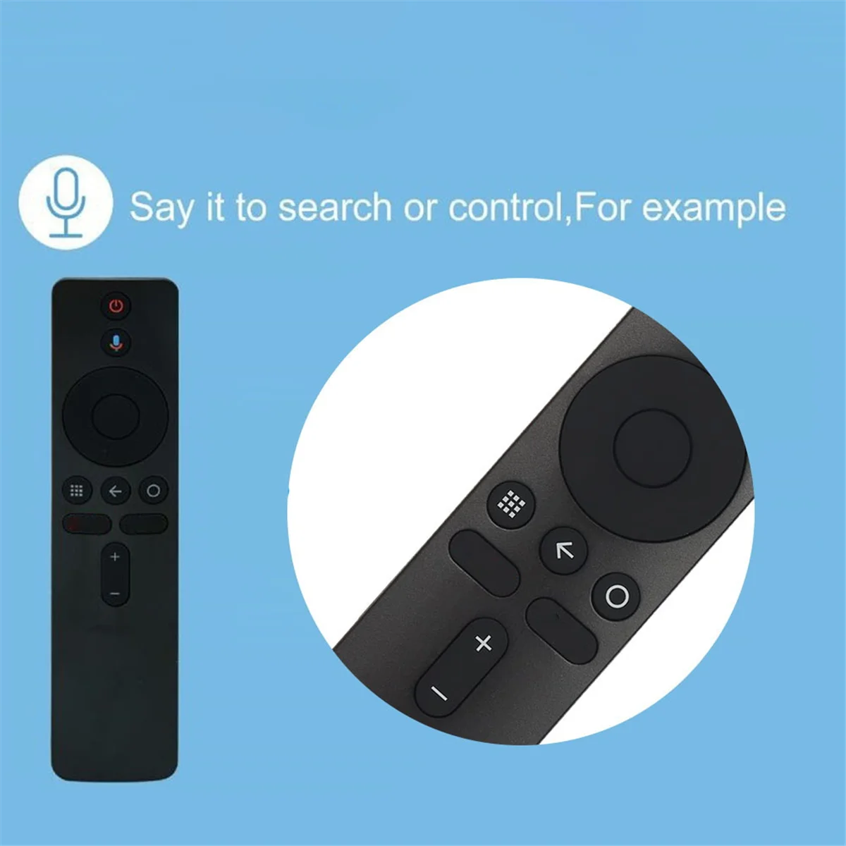 Сменный голосовой пульт дистанционного управления для контроллера Xiaomi Mi Box S XMRM-006