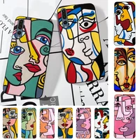 picasso abstract art phone case for huawei p30 40 20 10 8 9 lite pro plus psmart2019