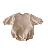 2022 spring new korean version of the baby jumpsuit simple loose casual fashion triangle romper newborn baby clothes