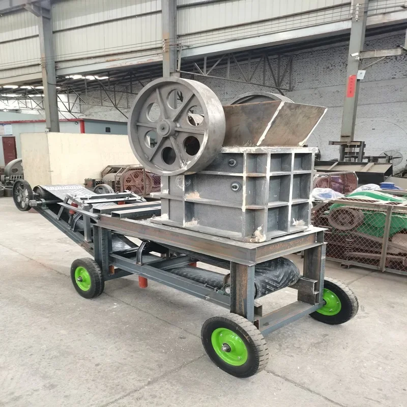 Мобильная горная машина Pe 150x250 каменный гранит челюсть дробилка небольшая для