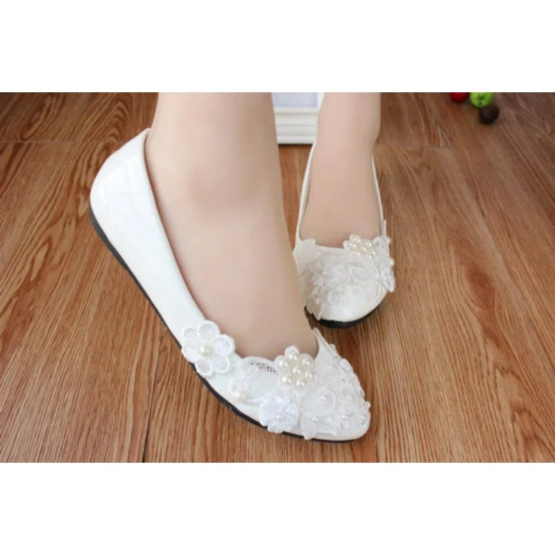 Туфли-лодочки женские на шпильке 3-8 см искусственная кожа кружево свадебные