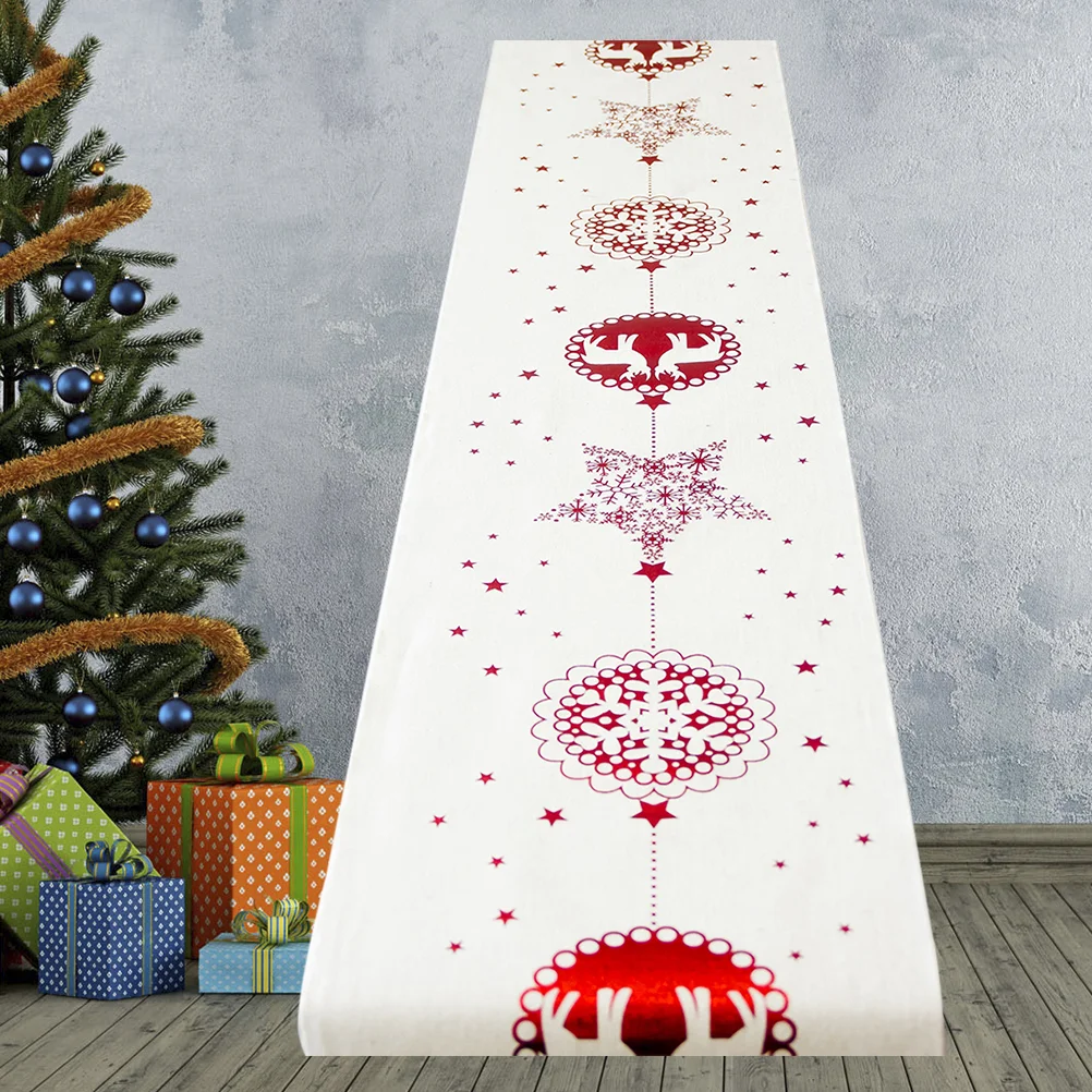 

1 шт. Рождественская Скатерть прямоугольная скатерть из полиэстера скатерть для празднивечерние