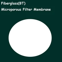 25pcslot bt glass fibre microporous filter membrane dust measurement quartz fiber high temperature resistance filter paper