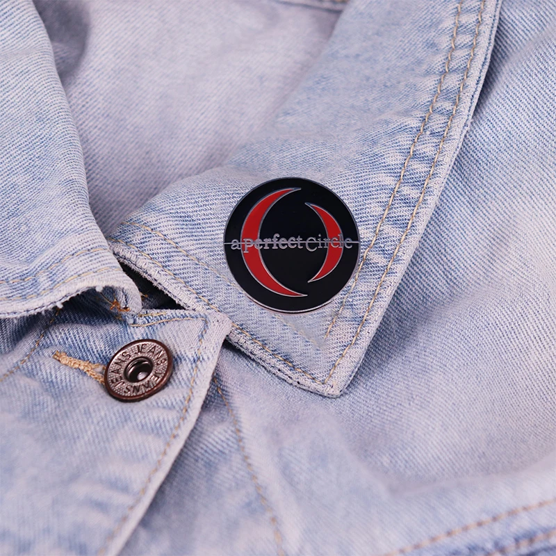 

American Music Logo Badges A Perfect Circle Rock Band Hip Hop Punk Metal Brooches Enamel Pin Jewelry Accessories Fans Collection