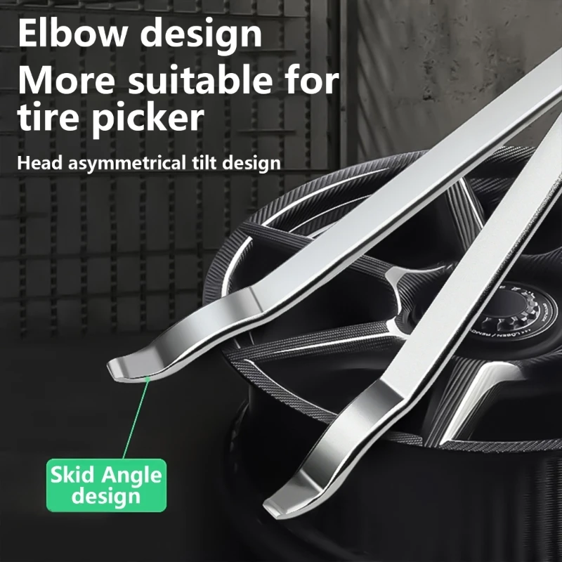 Металлические ломы для разборки шин Инструмент снятия с изогнутыми и прямыми