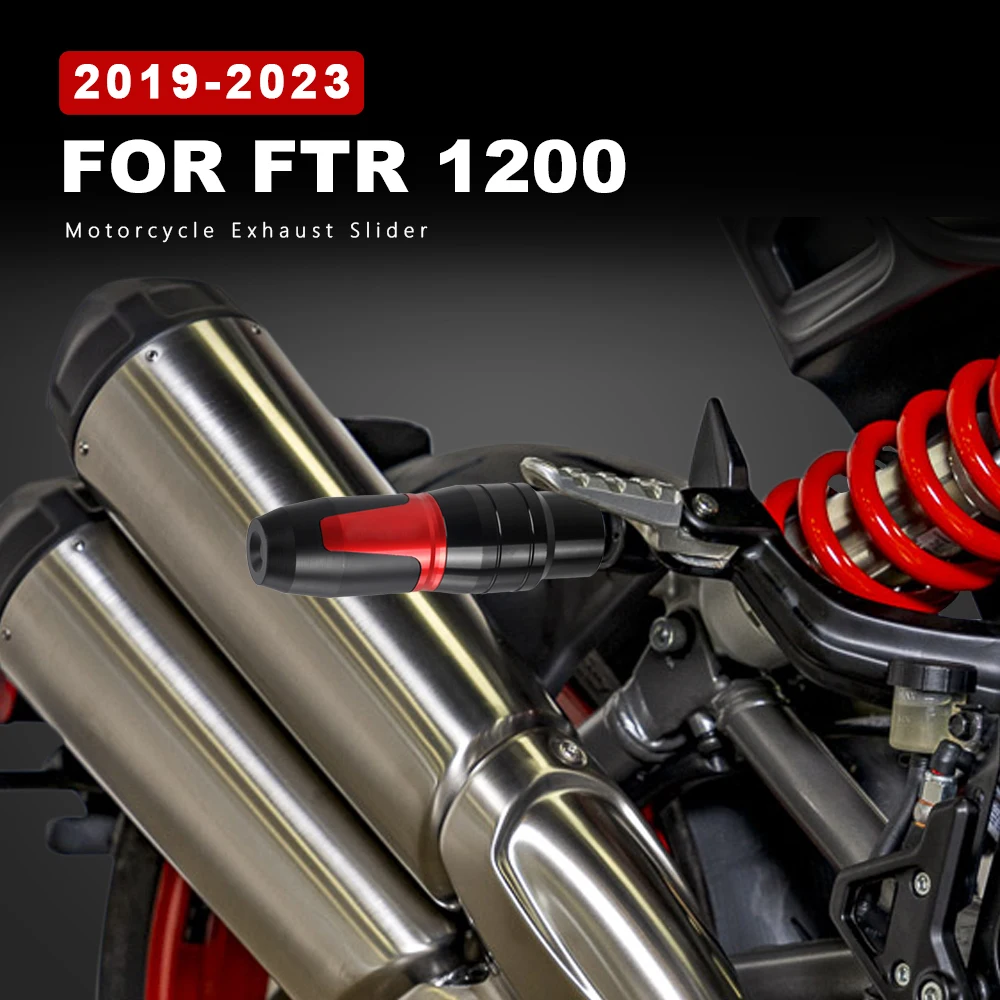 

Exhaust Slider CNC Aluminum Crash Pad Motorcycle for Indian FTR 1200 Accessories FTR 1200S Rally Carbon Sport 2019-2023 2022