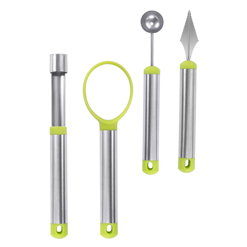 

Fruit Carving Peeler Melon Ball Scoop Remover Watermelon Digger Scooper Orange Tool Baller Tools Ice Spoon Cream Gadgets Kitchen