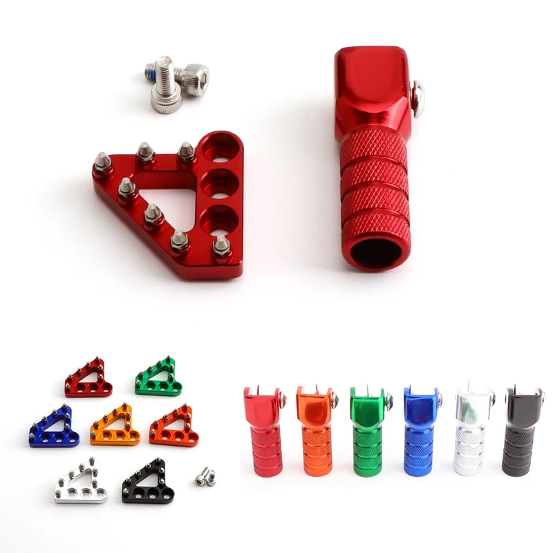 

Motorcycle CNC Rear Brake Pedal Step Gear Shifter Lever Tip For SX SXF EXC EXCF XC XCF XCW 125 150 250 350 450 530 690 990