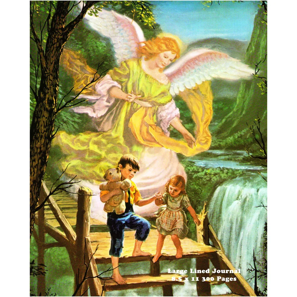 

Guardian Angel With Children Gardien Wall Art Print Pictures Posters Canvas Paintings for Living Room Decorations Home Decor