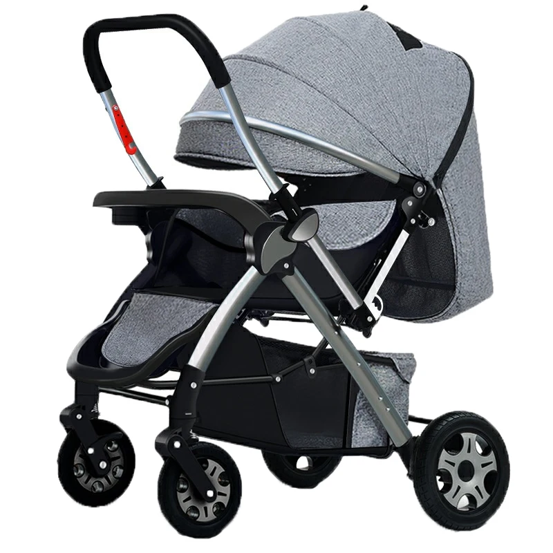 

2022 New Upgrade Luxmom Luxury Baby Stroller Lightweight Portable Folding Pushchair Baby Strollers Pram for Newborn Kinderwagens