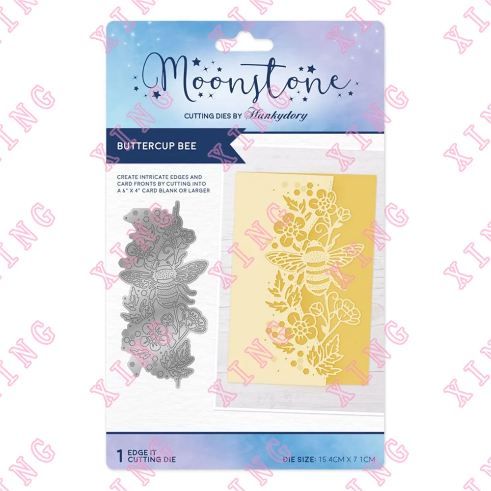 

New Buttercup Bee Edge It Metal Cutting Dies Scrapbook Diary Decoration Embossing Template Diy Greeting Card Handmade Craft Mold