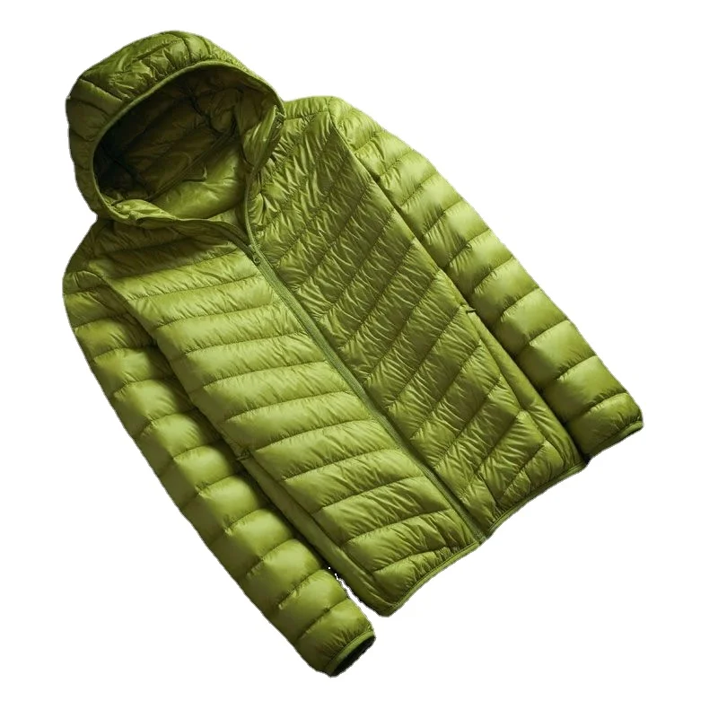 Winter Ultra Lightweight Down Jacket Men's Fashion Short Hooded Men Jacket Down Cotton Warm Clothing Coat Winter Jackets2023 New