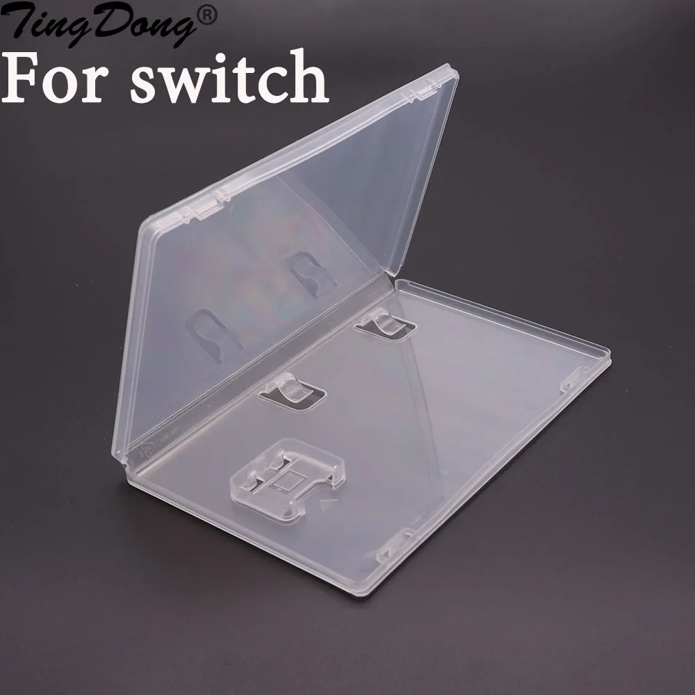 

Game Card Storage Case Box Transparent Cartridge Holder Shell for Switch Box Storage Shell Book Holder for Inserted Cover