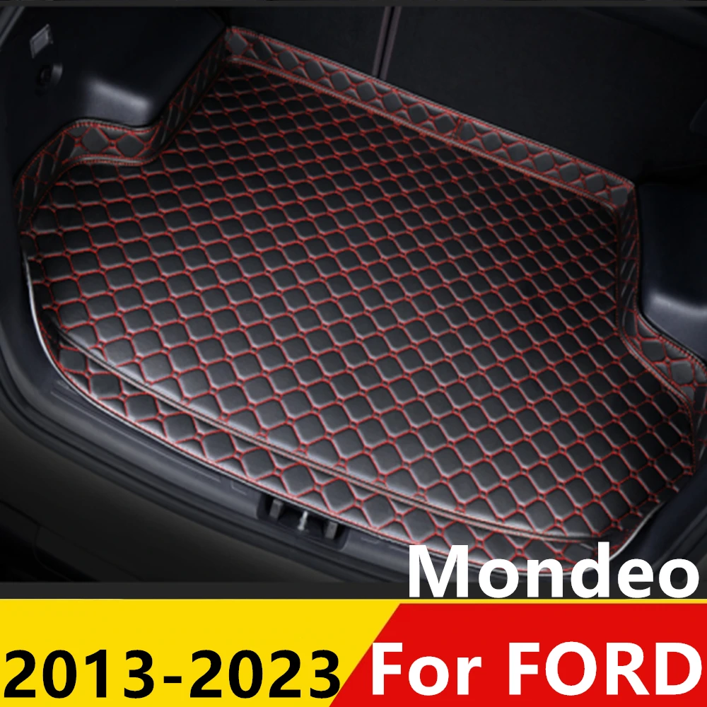 

Car Trunk Mat For FORD Mondeo 2013 2014-2023 High Side Waterproof Rear Cargo Cover Carpet Pad AUTO Tail Accessories Boot Liner