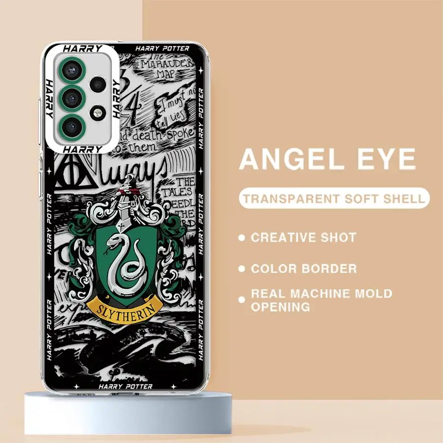 Luxury PPott-ers Art Harries Phone Case for Motolora Moto G73 G72 G22 G52 G71 G32 Edge 40 5G Transparent Soft Cover