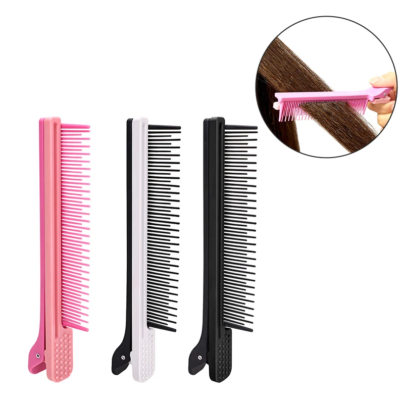 

Professional Hair Grip Clamps Salon Hair Section Cutting Clips Comb Barber Dyeing Perm Hair Pins Home DIY Barrette Hair Styling