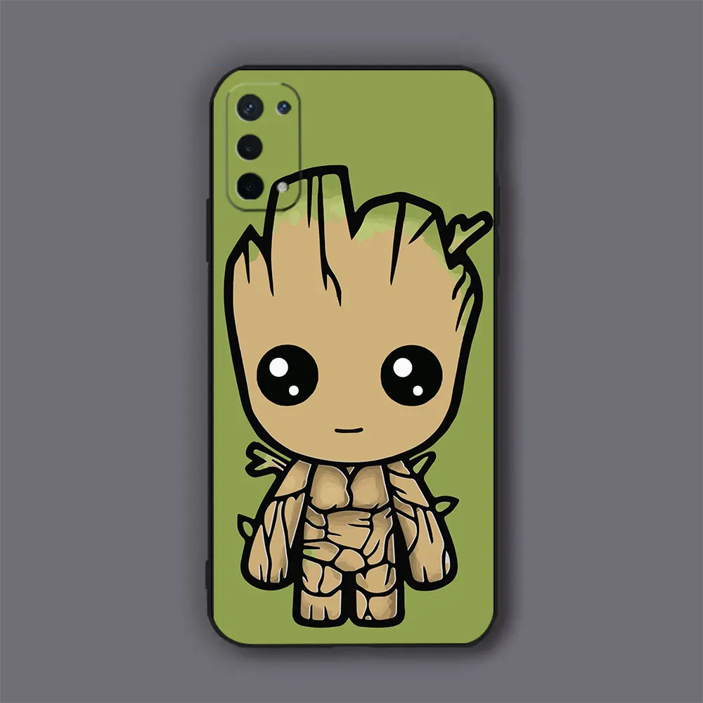 Чехол с рисунком Железного человека грута Человека-паука Йоды для OPPO A98 A96 A94 A93 A92