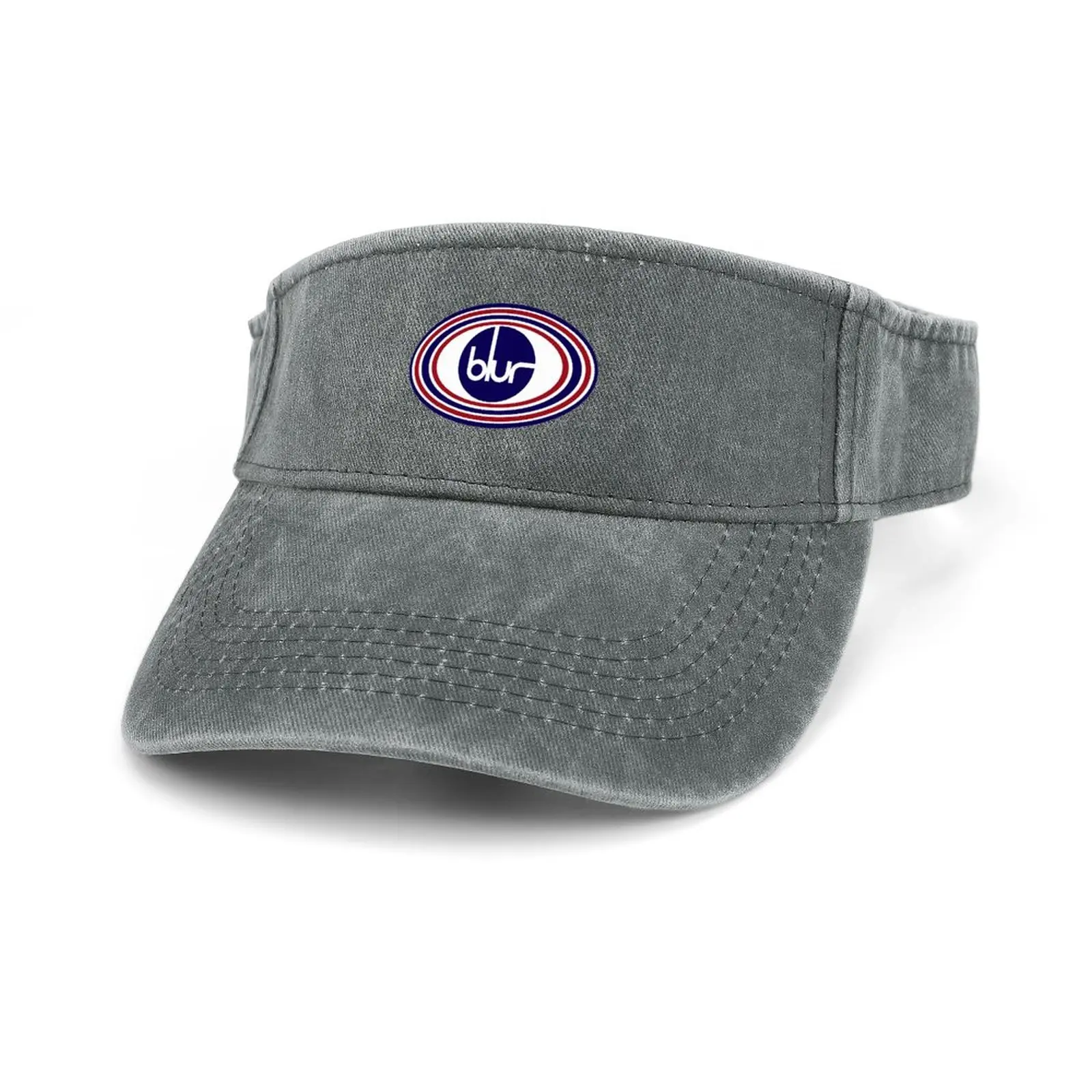 

Blur Rock Pop Sun Visor Leaky Top Cowboy Hats Mens Womens Customize DIY Cap Sports Baseball Tennis Golf Caps Empty Open Top Hat