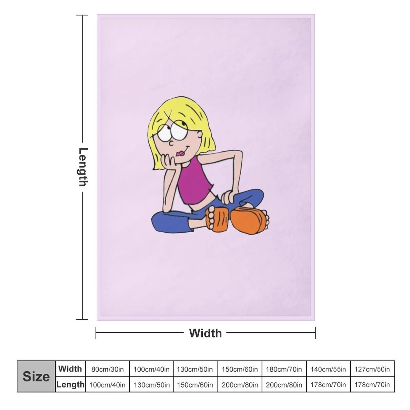 Декоративное декоративное одеяло Lizzie Mcguire