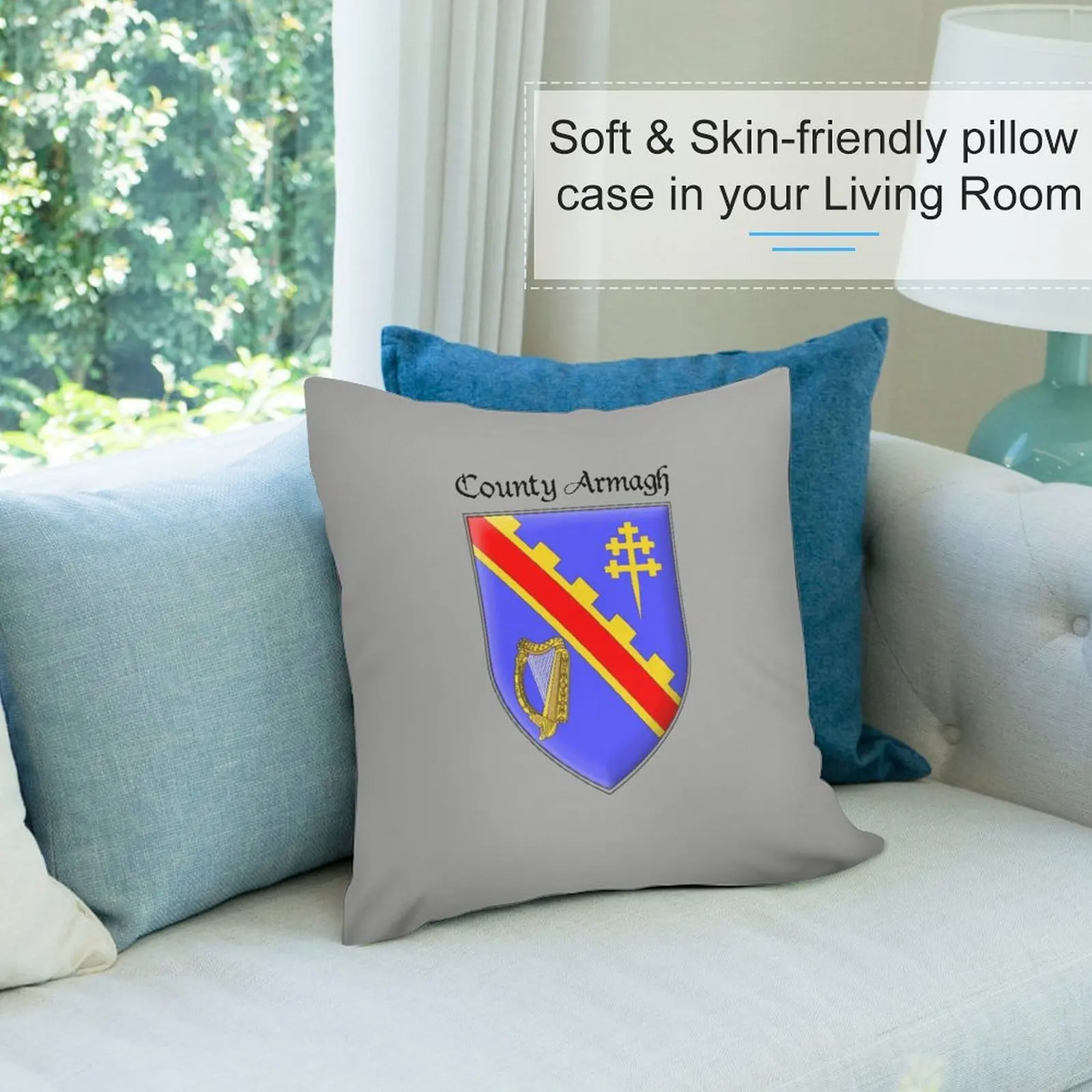 Декоративная подушка County Armagh Ancient Crest рождественские украшения для дома 2021