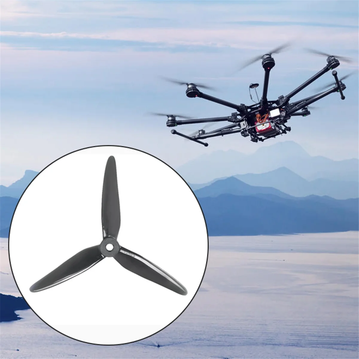 4 пары пропеллеров SpitFire T5147.5 4CW + 4CCW 5-дюймовый 3-лопастной пропеллер FPV POPO для