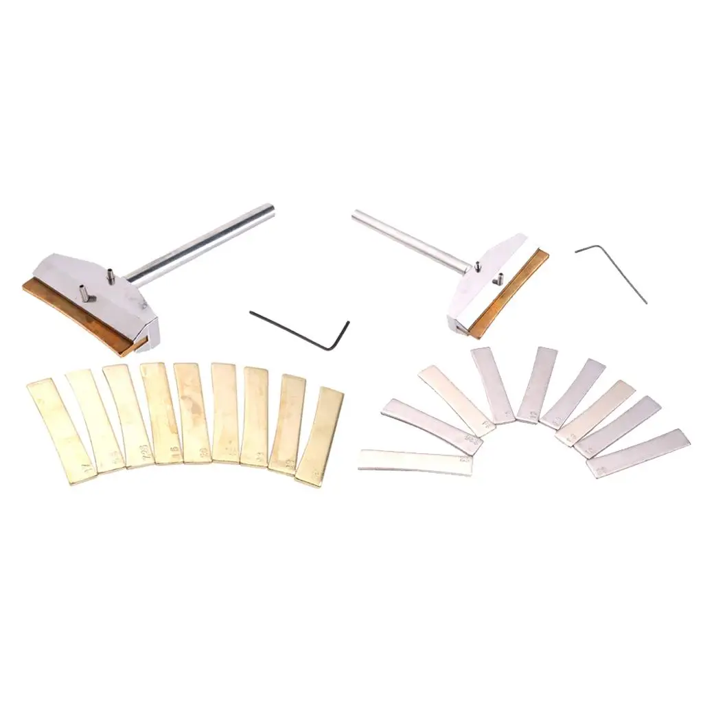 

Finest Alloy Electric Guitar Fret Pressing Tool with Press Caul Inserts Set