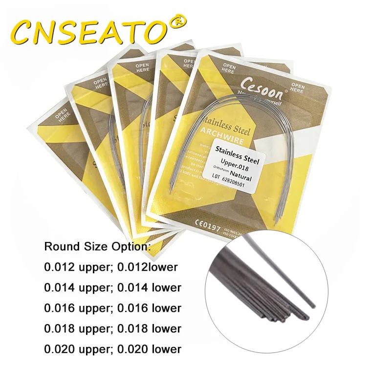 10 шт. стоматологические ортодонтические дуги из нержавеющей стали