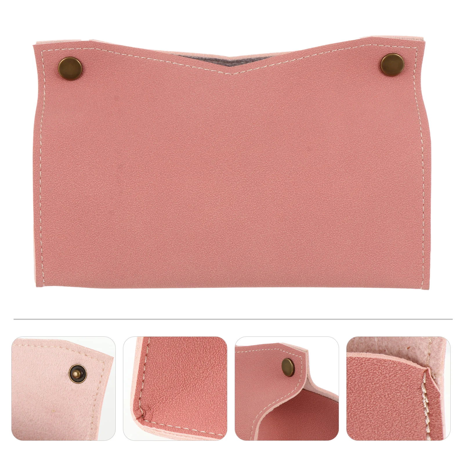 

Tissue Box Napkin Dispenser Home Tissue Holder Dispenser Pu Napkin Organizer Table Tissue Storage Box