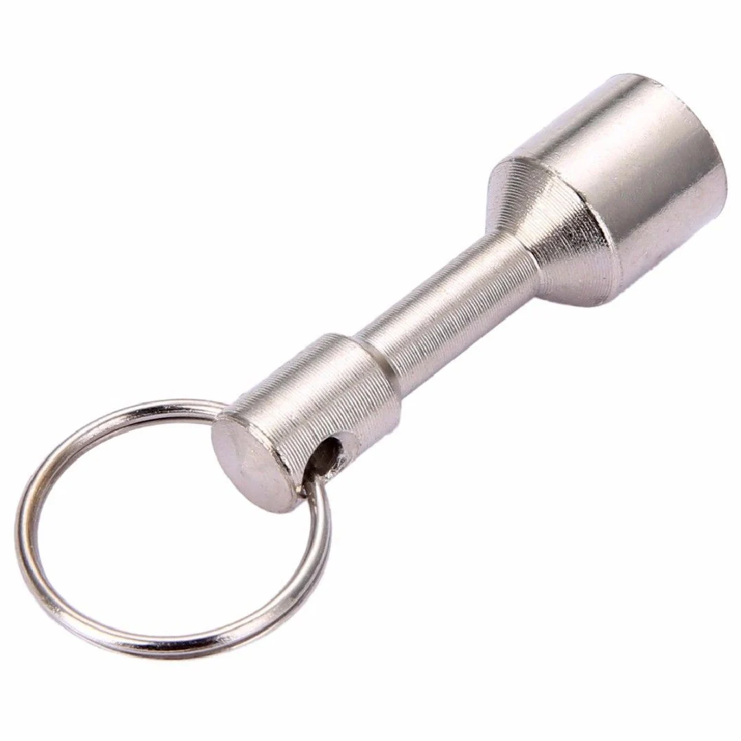 

Super Strong Metal Magnet Keychain Split Ring Pocket Keyring Hanging Holder
