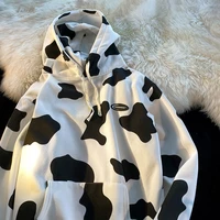 privathinker oversize cow pattern graphic women hoodie kawaii fashion female hooded sweatshirt harajuku unisex branded clothing