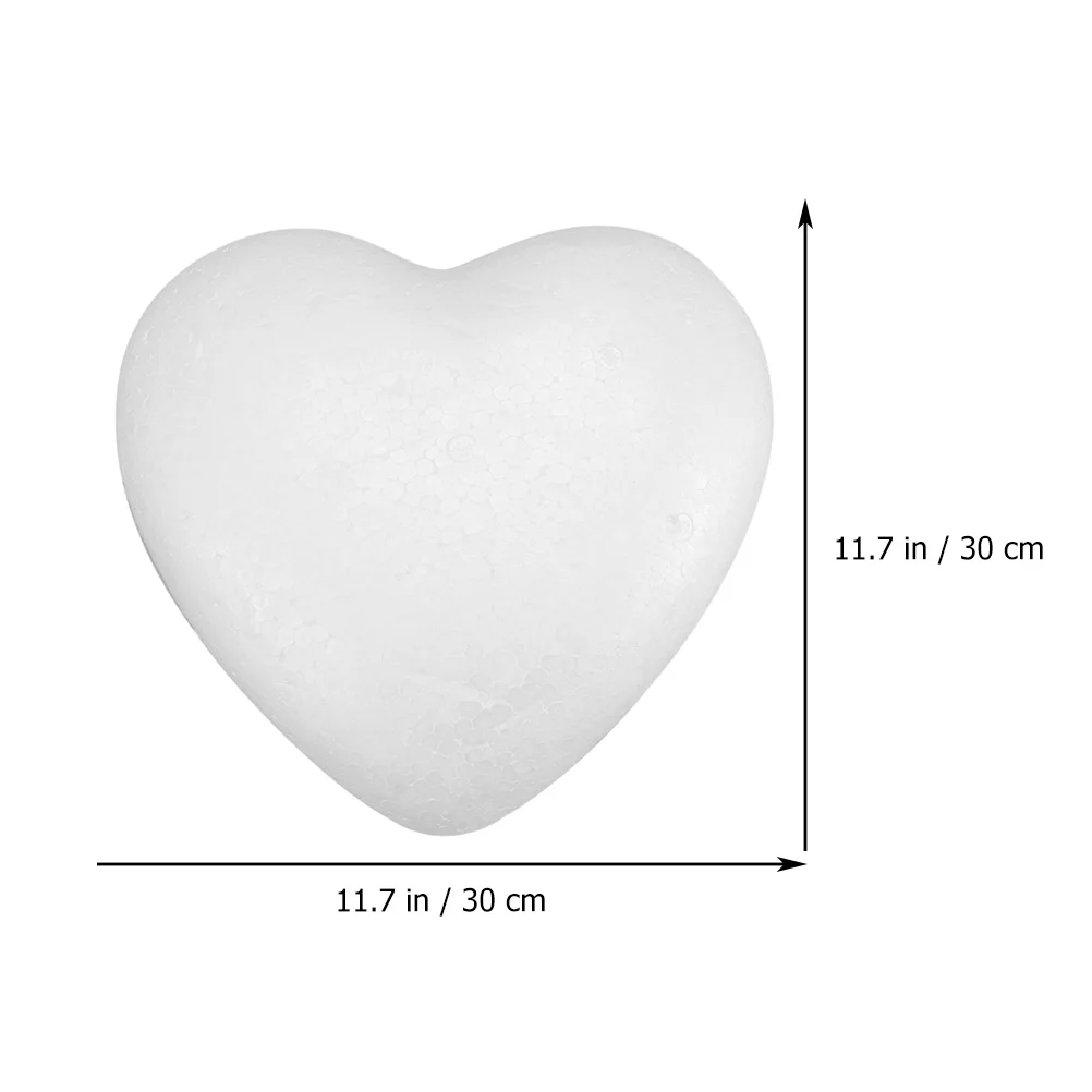 Пустые наклейки из пены в форме сердца белое моделирование пенообразовательный