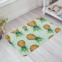 fruit pineapple watercolor home entrance doormat kitchen bathroom floor anti slip floor mat living room bedroom decor mat