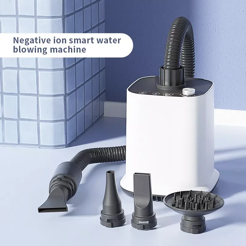 

Pet Grooming Dryer Hair Dryer For Dogs 2000W Strong Power Pet Dryer Stepless Speed For Drying Negative Ion Intelligence