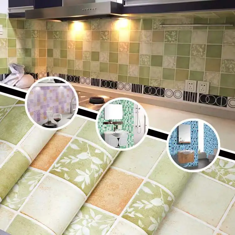 

Kitchen Oil-Proof Wallpapers for Walls in Rolls Stickers Self-Adhesive 3d Large Panels Bed Living Room decor Furniture Vinyl