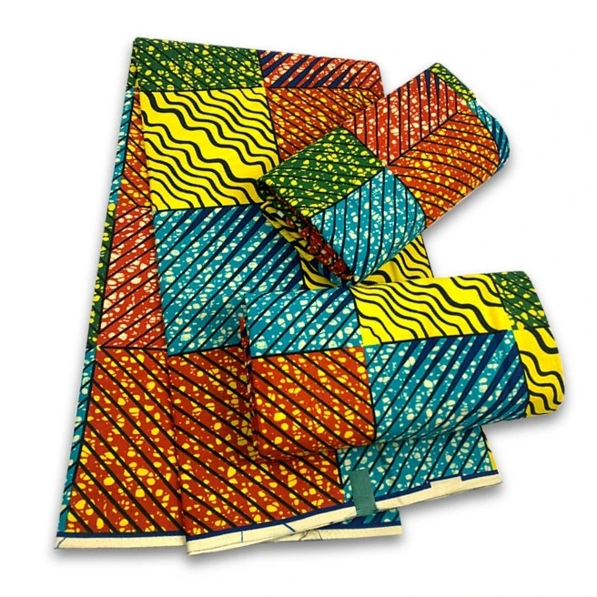 

New 100% Cotton African Original Real Wax Fabric 2022 Veritable Ankara Print Wax Fabric For Wedding Dress Tissue Wedding Dress