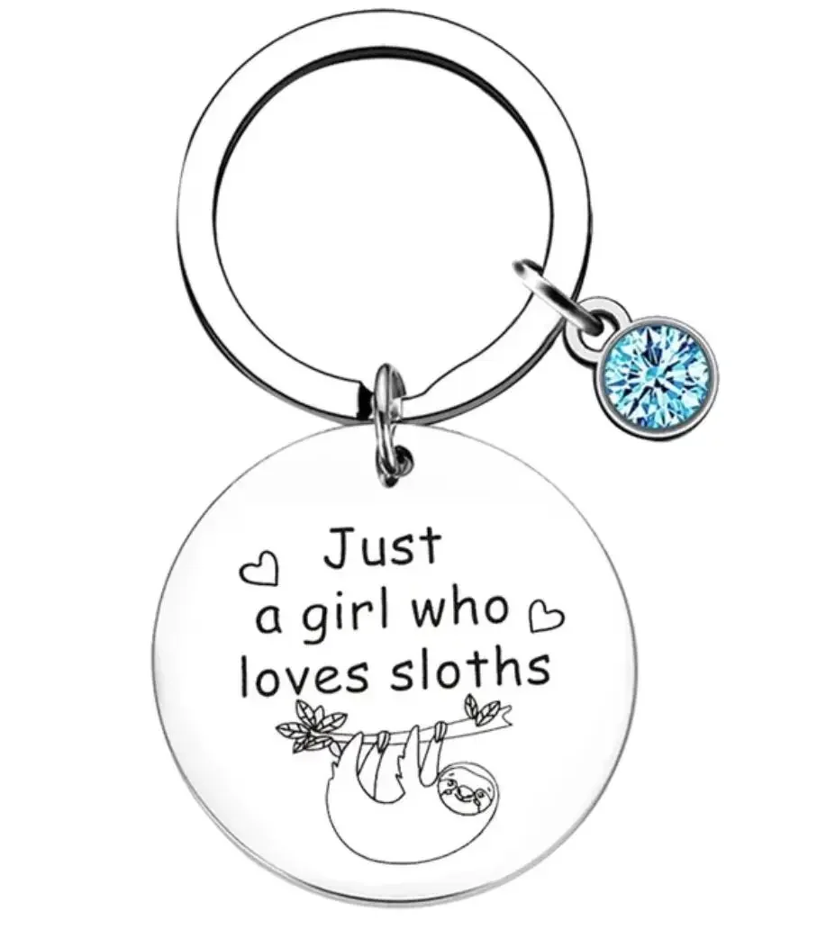 Ленивец подвесной брелок милое животное ленивец кулон ювелирные изделия подарок
