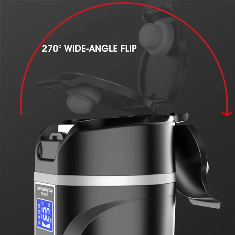 Портативный автомобильный электронный термос с контролем температуры и