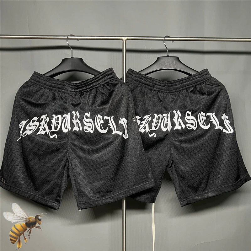 

Шорты ASKYURSELF с логотипом для мужчин и женщин, пляжные сетчатые, высокого качества