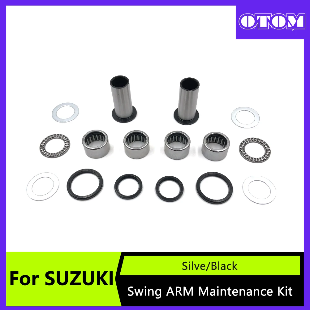 

Motorcycle Swing ARM Needle Roller Bearing Oil Seal Bushing For SUZUKI RM125 RM250 RMZ250 RMZ450 Accessories Pit Dirt Bike Parts