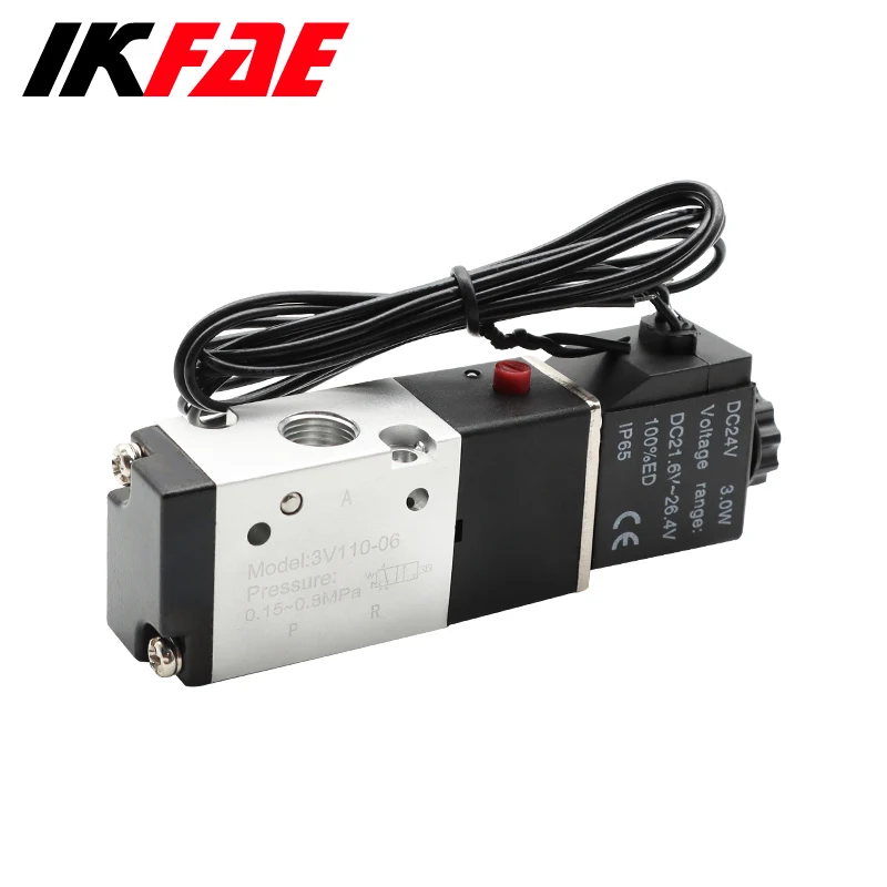 Пневматический Соленоидный клапан 3/2 Way Airtac Тип 2 Позиция 3 порта управляемый