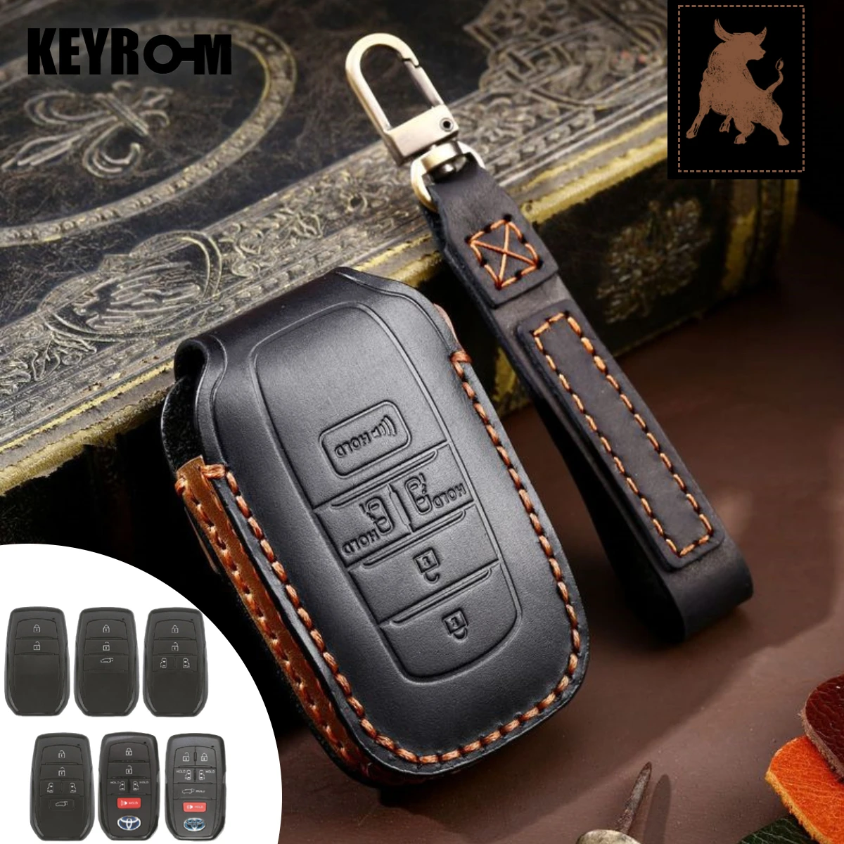 

Car Key Case for Toyota Prius Camry Corolla C-HR CHR RAV4 Prado Izoa Levin Avalon 2018 2019 2020 Zinc Key Fob Cover Accessories