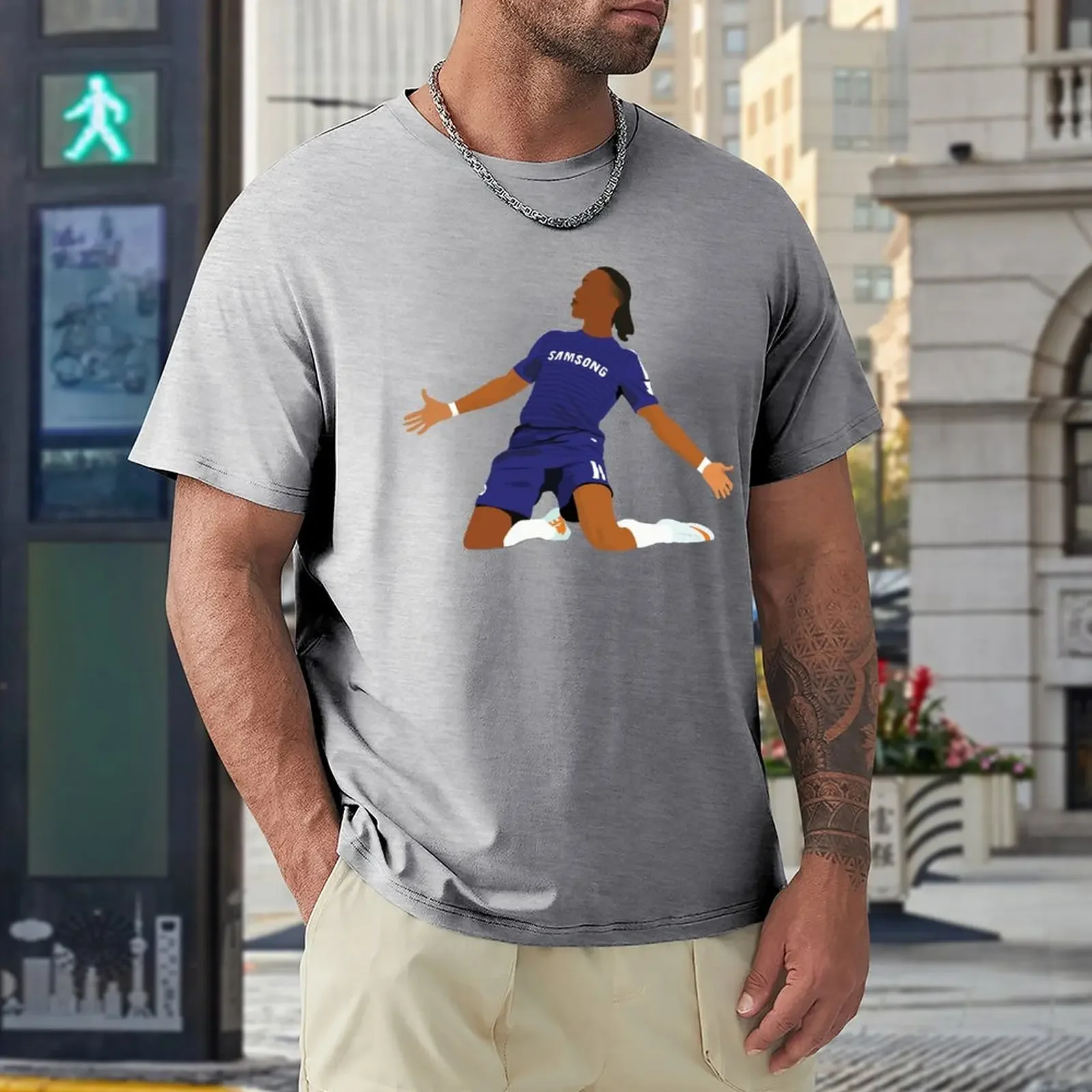 Мужская быстросохнущая футболка Drogba (Челси)