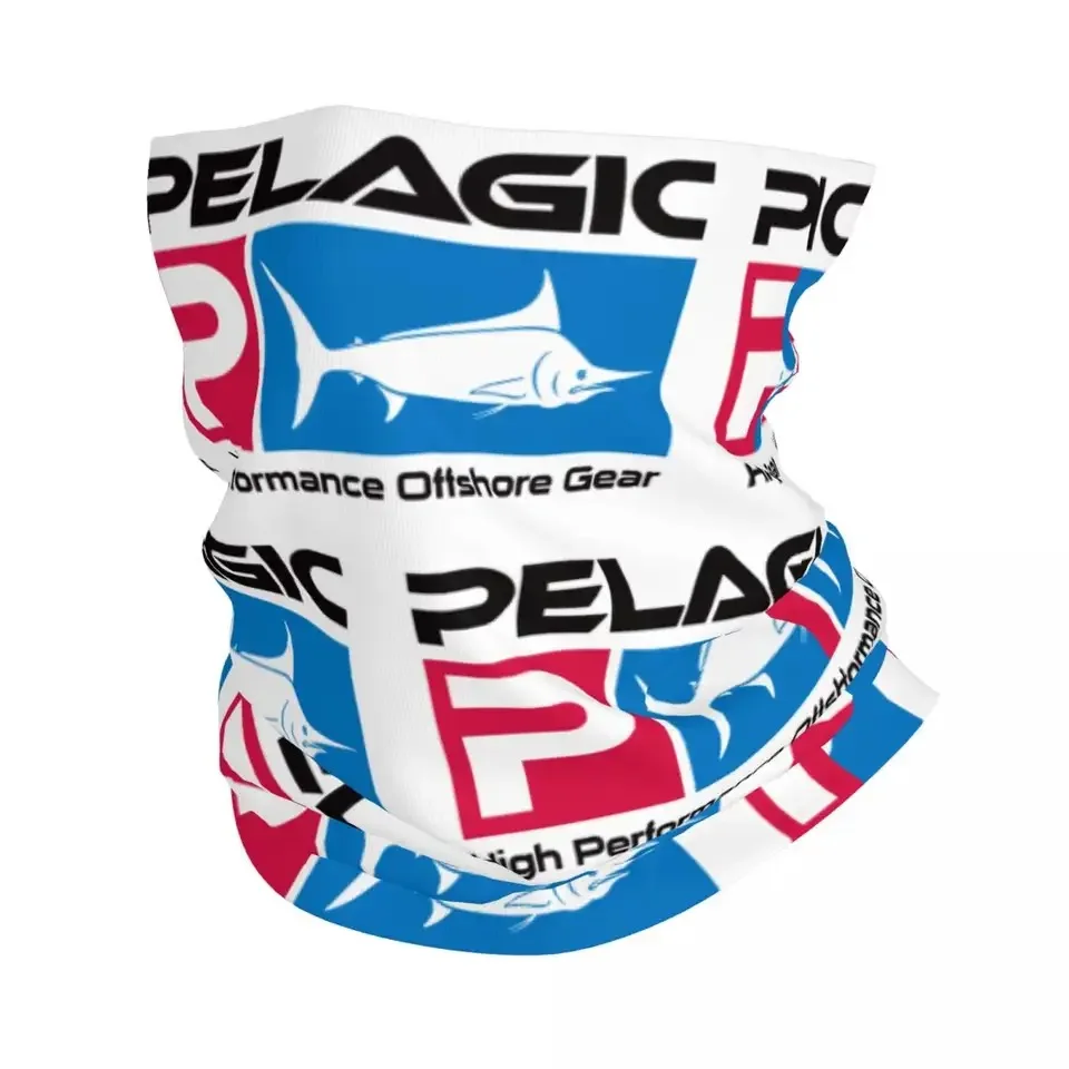 PELAGIC Fishing Face Cover Outdoor Windproof Breathable Visor Anti-UV Scarf Sun Protection Fishing Face Mask Neck Gaiter Unisex