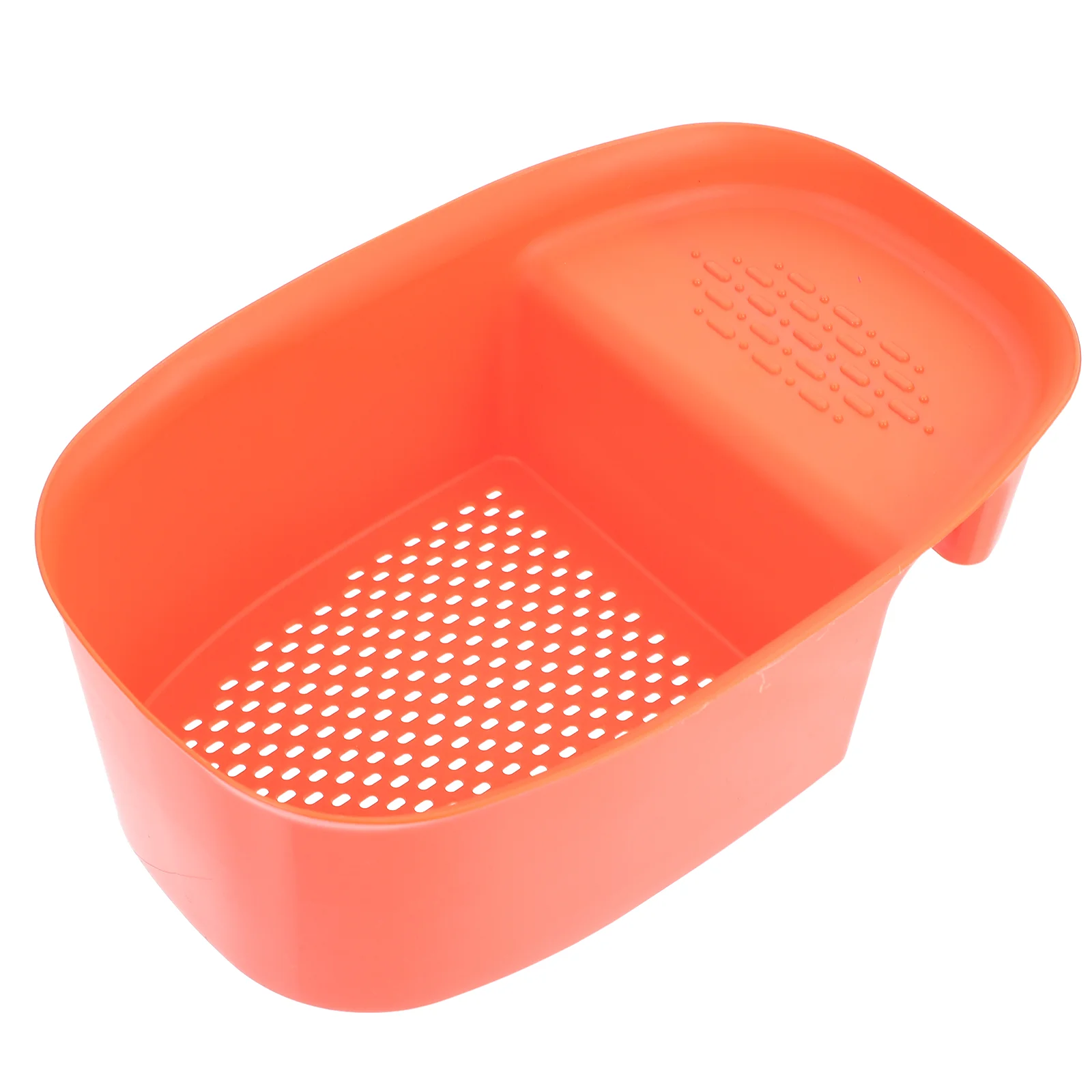 

Sink Strainer Kitchen Basket Rack Drain Colanders Fruit Holding The Over Brush Organizer Soapconvenient Strainers Storage