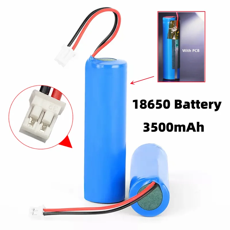

1-10PCS 3.7V Li ion Battery Pack 18650 3500mAh for Fishing LED Light Bluetooth Speaker Emergency DIY batteries