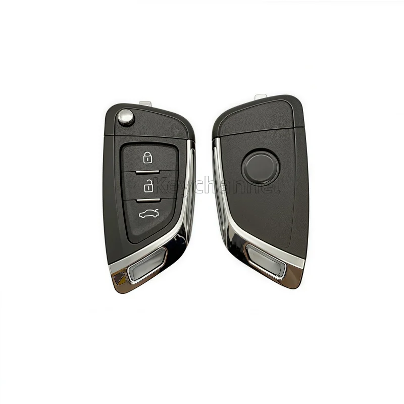 

Keyystar 1 шт. 3 кнопки XKKF03EN VVDI нож откидной ключ корпус дистанционного управления Xhorse универсальный автомобильный откидной ключ без держателя батареи