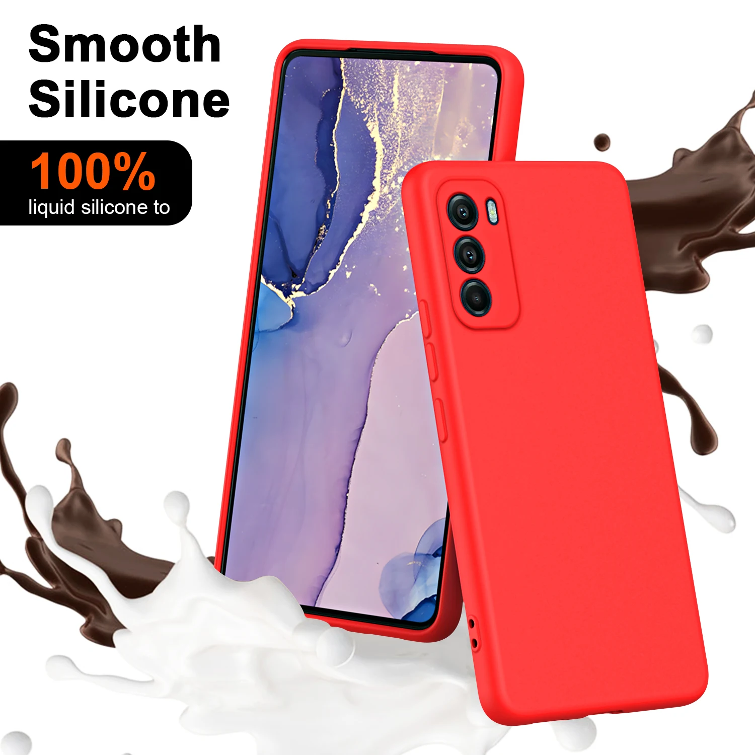 

Liquid Silicone Case For Motorola G STYLUS 5G 2022 Luxury Built flannel Armor Shockproof Soft Phone Cover Moto G STYLUS 5G 2022